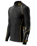 SKINS A200 Mens Thermal Long Sleeve Top w Neck