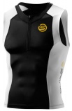 SKINS TRI400 Mens Sleeveless Top Black/White