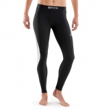 SKINS DNAmic Thermal Womens Long Tights - Black/Cloud (dámské zateplené kompresní kalhoty SKINS)
