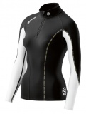 SKINS DNAmic Thermal Womens LS Mock Neck w Zip (dámský zateplený kompresní rolák se zipem SKINS)