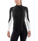 SKINS DNAmic Thermal Womens LS Mock Neck w Zip (dámský zateplený kompresní rolák se zipem SKINS)