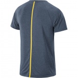 Triko SKINS PLUS Vector Mens V Neck Short Sleeve Tee - Black/Marle
