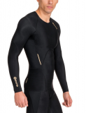 Kompresní prádlo SKINS A400 Mens Long Sleeve Top - Black (pánské aktivní kompresní triko s dlouhým rukávem)