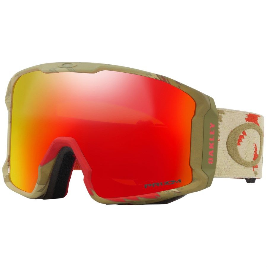 Brýle OAKLEY Line Miner Sammy Carlson Razor Camo Red W/Prizm Snow Torch Iridium