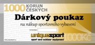 UniqueSport dárkový poukaz, 1000Kč