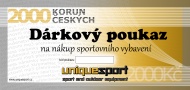 UniqueSport dárkový poukaz, 2000Kč