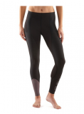 SKINS K-Proprium Womens Compression Long Tights - Espresso (dámské kompresní dlouhé kalhoty SKINS)