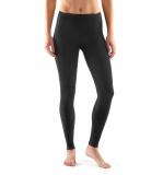 Kompresní prádlo SKINS A400 Womens Long Tights Skyscraper, Black (dámské aktivní kompresní dlouhé kalhoty)