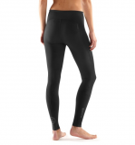 Kompresní prádlo SKINS A400 Womens Long Tights Skyscraper, Black (dámské aktivní kompresní dlouhé kalhoty)