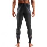 SKINS K-Proprium Mens Compression Long Tights, Carbon (pánské kompresní dlouhé kalhoty SKINS)