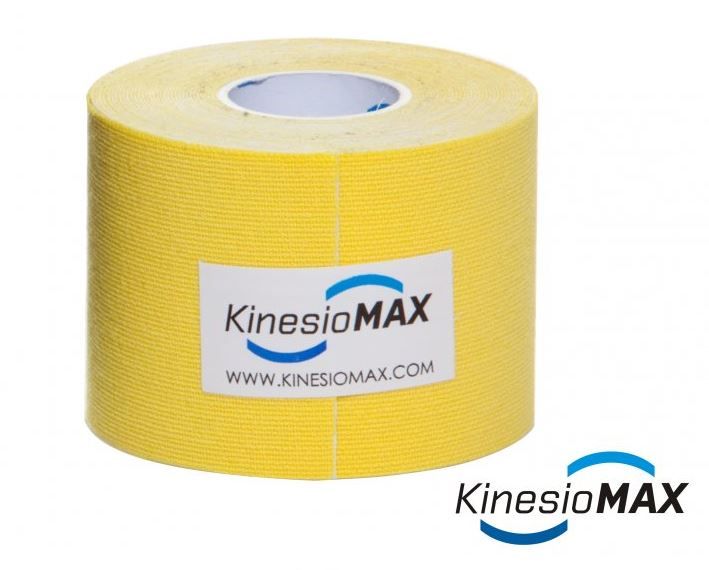 KinesioMAX Tape 5cmx5m - žlutý