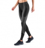 SKINS K-Proprium Womens Compression Long Tights, Charcoal (dámské kompresní dlouhé kalhoty SKINS)