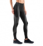 SKINS K-Proprium Womens Compression Long Tights, Charcoal (dámské kompresní dlouhé kalhoty SKINS)