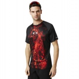 Sportovní triko OAKLEY MTB SS Tech Tee, Flames