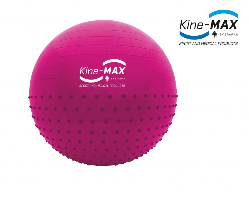 Gymnastický míč Kine-MAX Profesional Gym Ball 65cm, Růžový