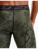 2XU Accelerate G2 Print fitness kompresní kraťasy pánské, Army, MA5682b