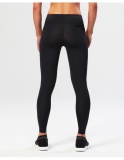 Dámské kompresní legíny 2XU Mid-Rise Compression Tights, Black reflex