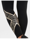 Dámské kompresní legíny 2XU Mid-Rise Compression Tights, Champagne