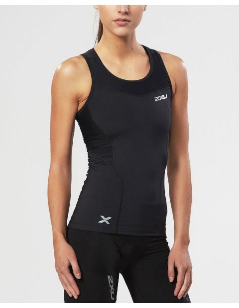 Dámské kompresní legíny 2XU Print Mid-Rise Compression Tights, Botanica