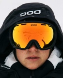 Lyžařské brýle POC Fovea Mid Clarity, Uranium Black/Spektris Orange, PC404088214ONE1