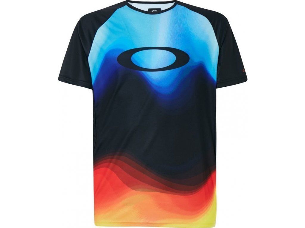 Sportovní triko OAKLEY MTB SS Tech Tee, Multicolor Gradient, FOA400848-97C