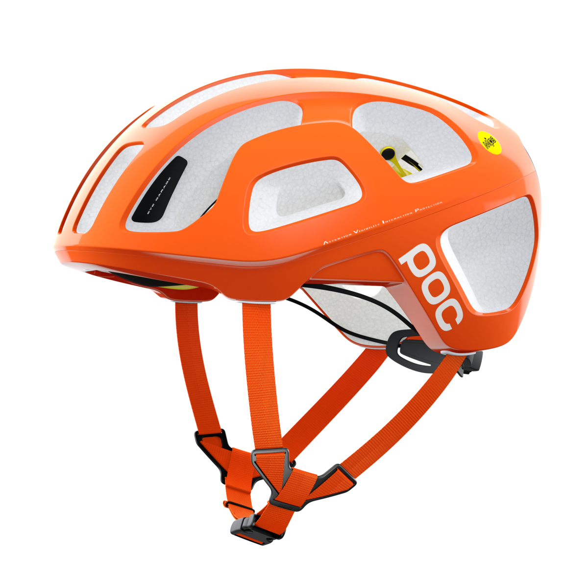 Cyklistická helma POC Octal MIPS 2021, Fluorescent Orange Avip, PC106071217