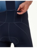 Pánská triatlonová kombinéza 2XU Perform Trisuit Front Full Zip Sleeved, Black Blue