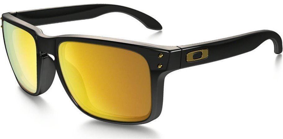 Sluneční brýle OAKLEY Holbrook - Polished Black w/24K Iridium, OO9102-E355