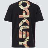 Tričko OAKLEY Camo Print Tee, Blackout, FOA401783-02E