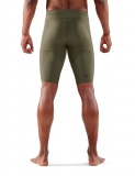 Kompresní kraťasy SKINS DNAmic Ultimate (A400) Mens Half Tights, Utility/Charcoal, DU00010023024 (pánské aktivní kompresní kraťasy)