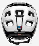 Cyklistická helma POC Tectal Race Spin, Uranium Black/Hydrogen White 2021, PC105118002