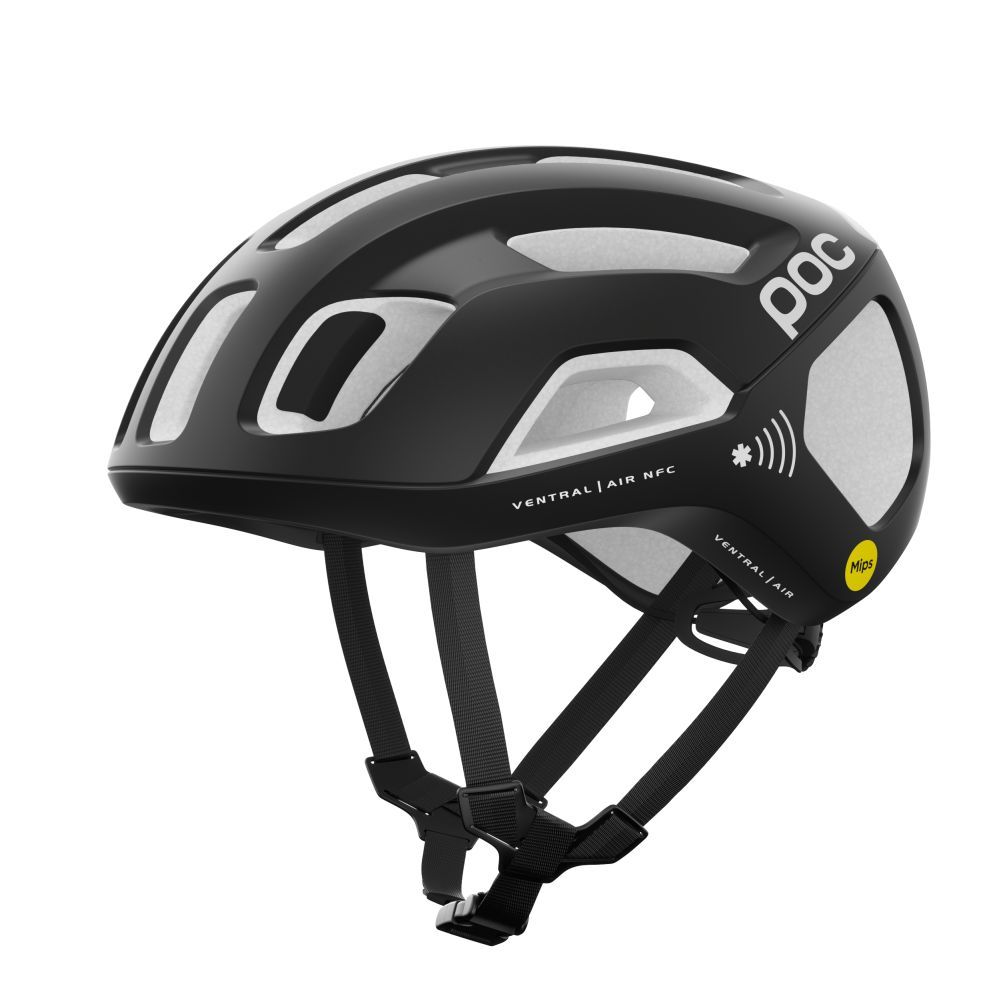 Cyklistická helma POC Ventral Air MIPS NFC, Uranium Black/Hydrogen White Matt 2024, PC107608348