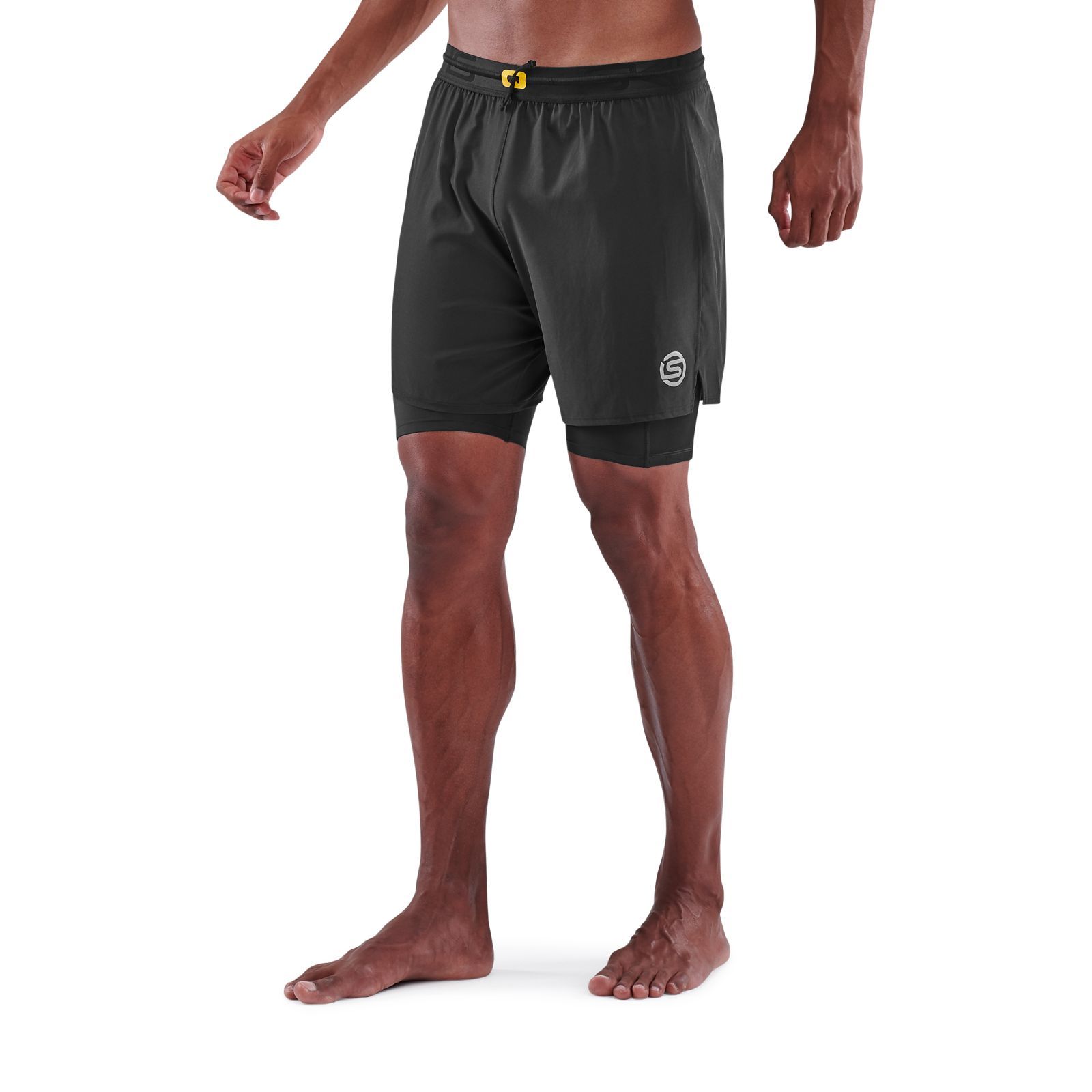 Kompresní kraťasy SKINS Series-3 Mens Superpose Half Tights, Black, ST00301079001