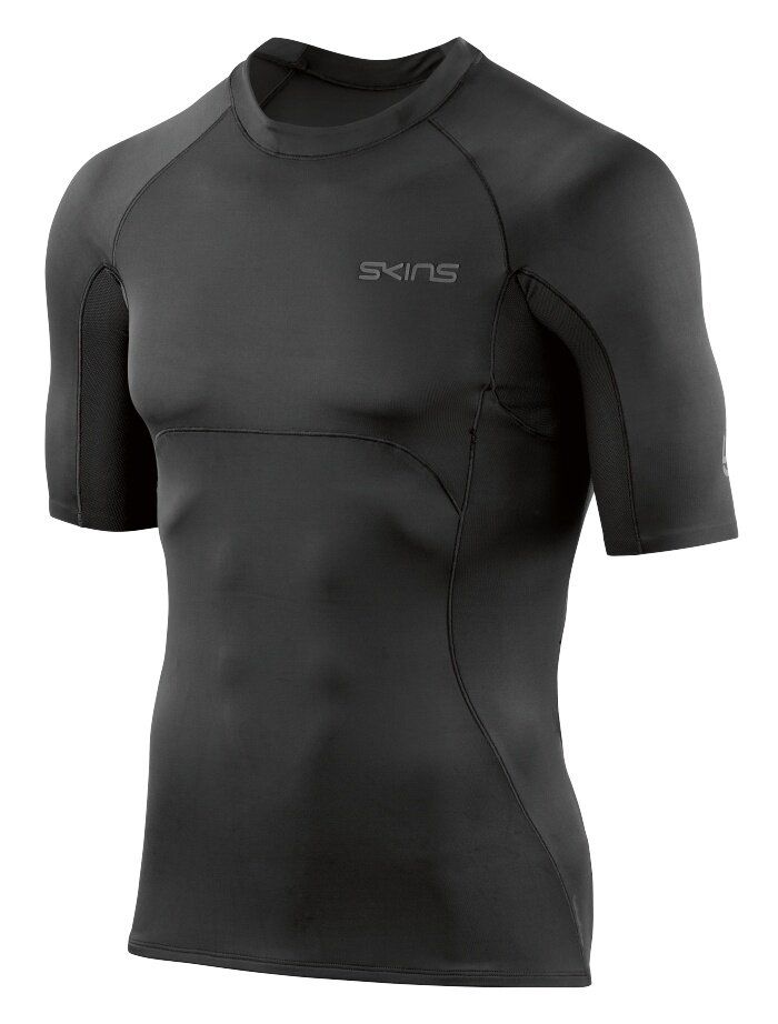 Kompresní triko SKINS DNAmic Ultimate (A400) Mens Short Sleeve Top, Black, DU00010049001 (pánské aktivní kompresní triko)