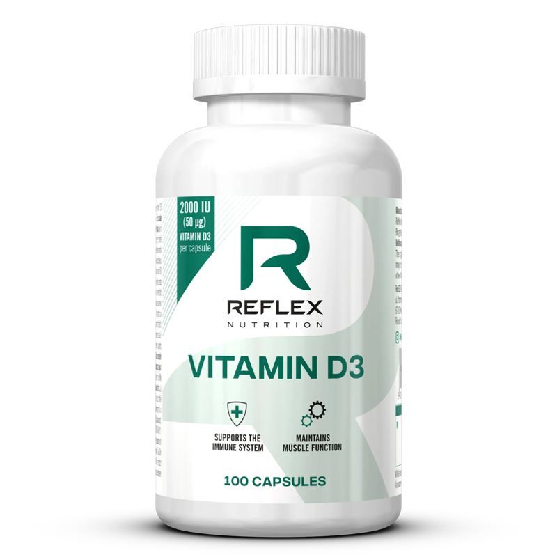 Reflex Nutrition Vitamín D3, 100 kapslí