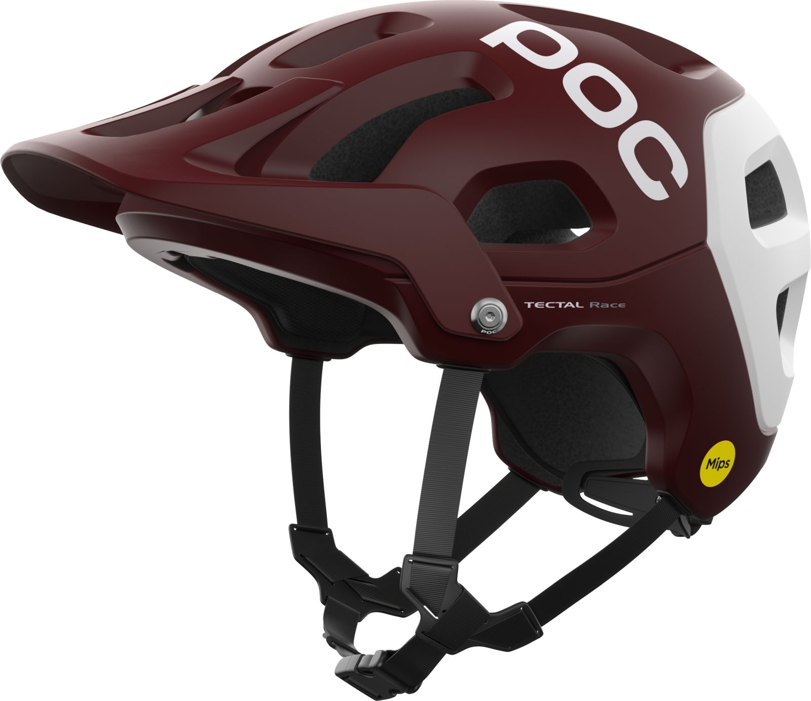 Cyklistická helma POC Tectal Race MIPS, Garnet Red/Hydrogen White 2022, PC105808449