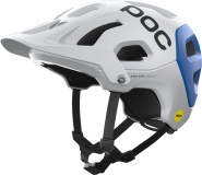 Cyklistická helma POC Tectal Race MIPS, Hydrogen White/Opal Blue Metallic Matt 2022, PC105808444