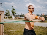Sada odporových gum KINE-MAX Professional Super Loop Resistance Band Kit, 5ks