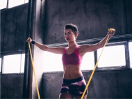 Sada posilovacích gum KINE-MAX Professional Resistance Band Kit, 4ks