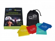 Sada posilovacích gum KINE-MAX Professional Resistance Band Kit, 4ks