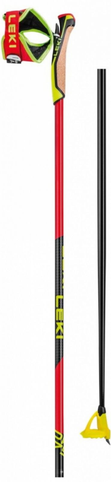 Běžecké hole LEKI PRC 750, bright red neonyellow black, 65240961170