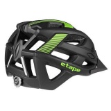 Cyklistická helma ETAPE Escape 2021, Černá/Zelená, 2011681