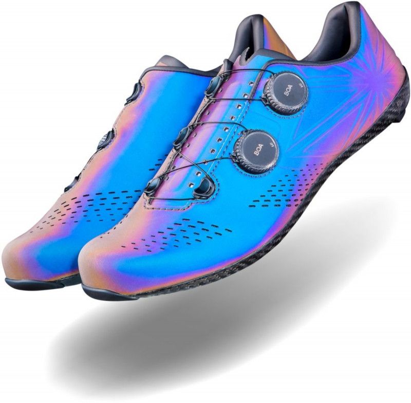 Cyklistické tretry SUPACAZ Kazze Carbon Road Shoes, Oil Slick Reflective, RS-K04455