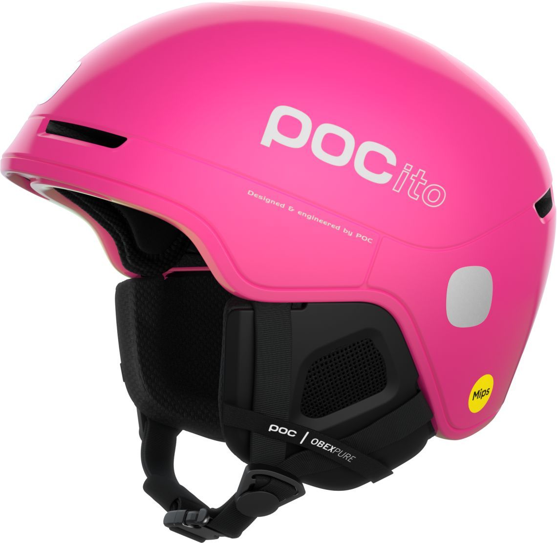 Dětská lyžařská helma POCito Obex Mips, Fluorescent Pink 22/23, PC104749085