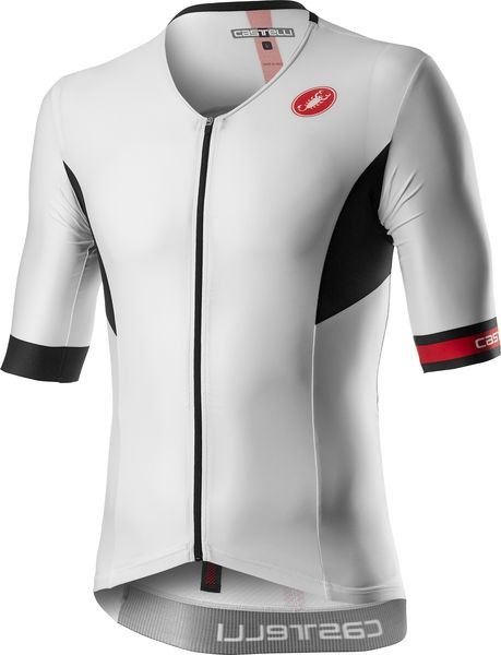 Pánský dres CASTELLI Free Speed 2 Race Top, White/Black, 8621109-458