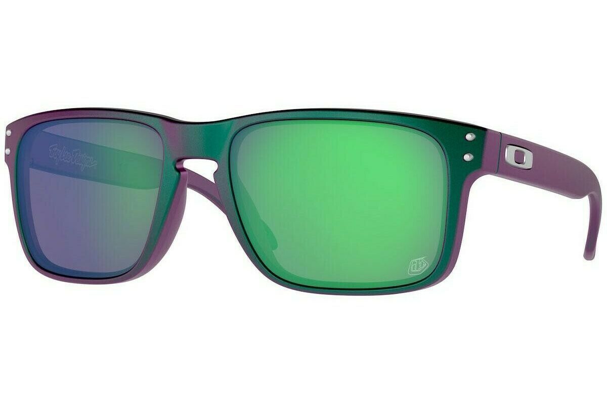 Brýle OAKLEY Holbrook - Troy Lee Designs Matte Purple Green Shift w/Prizm Jade Iridium, OO9102-T4