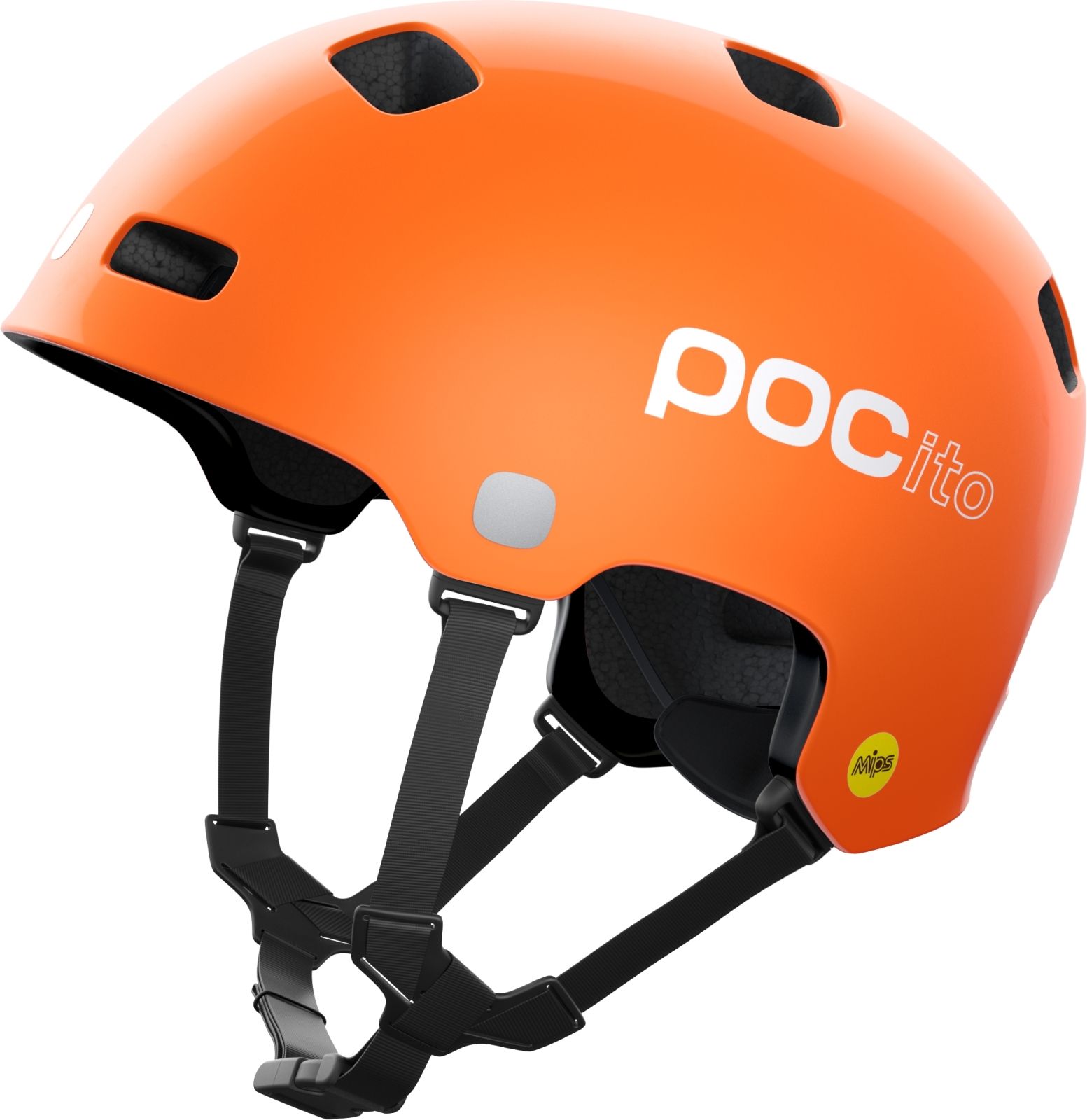 Dětská cyklistická helma POCito Crane MIPS, Fluorescent Orange 2024, PC108269050