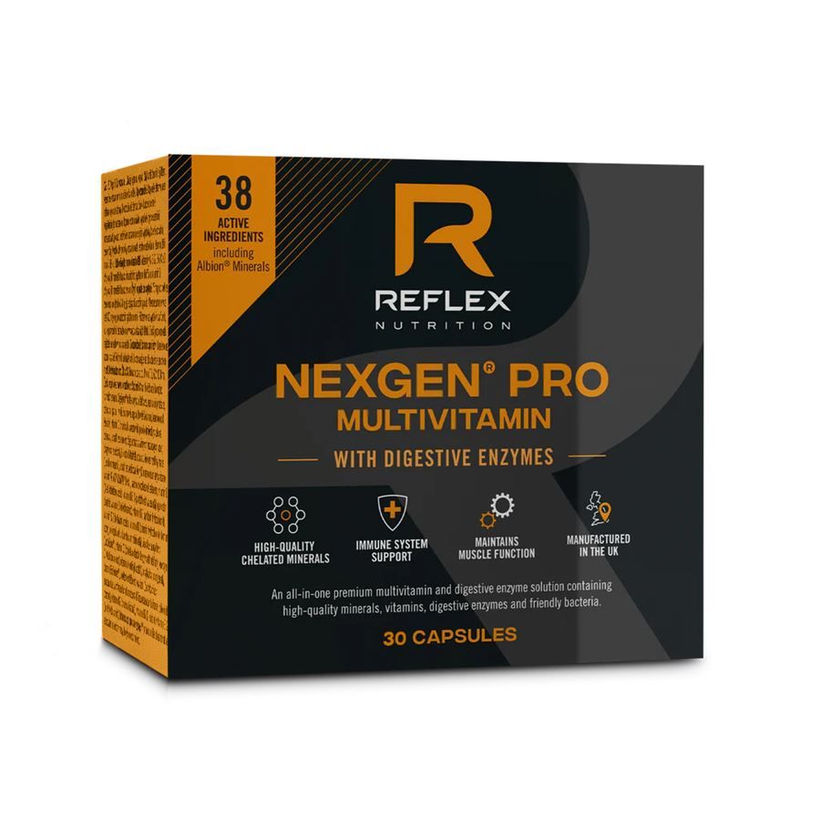 Multivitamín Reflex Nutrition Nexgen® PRO + Digestive Enzymes, 30kapslí