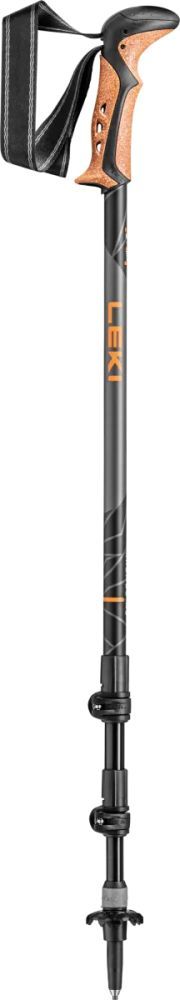 Trekingové hole LEKI Khumbu AS, Dark Anthracite Orange Black, 110-145cm, 65221561