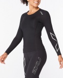 2XU Core Compression Long Sleeve dámské kompresní tričko, Black, WA6401a